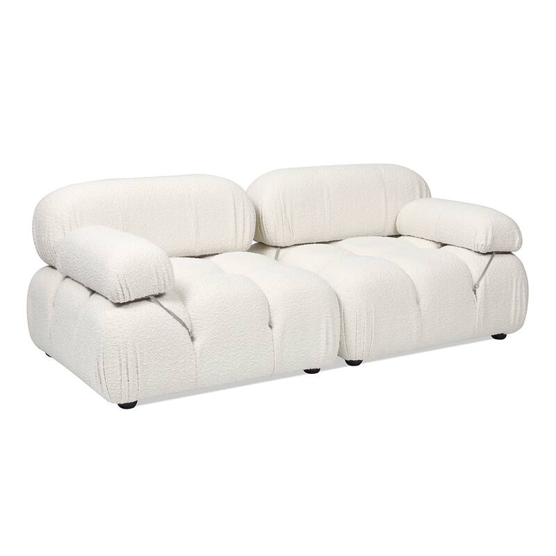 Marcel 72.5" Bubble Modular Modern 2-Piece Loveseat