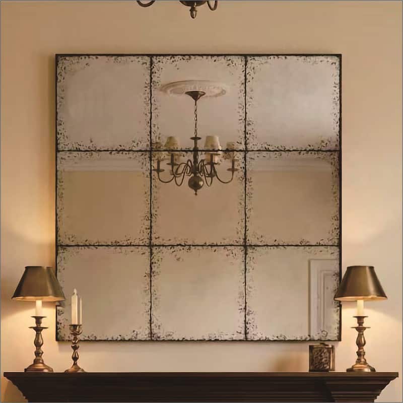 Square Wall-Mounted Mirror