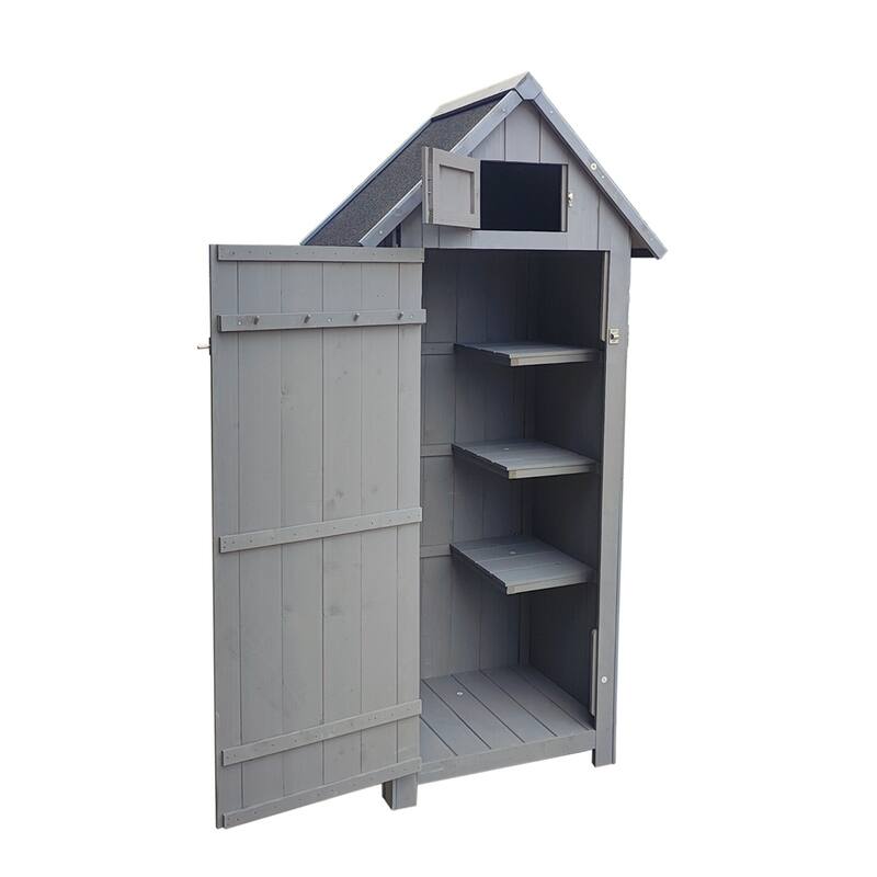 Outdoor Storage, Perfect to Store Patio Furniture, for Backyard Garden - N/A