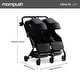 preview thumbnail 16 of 26, Mompush Lithe Double Stroller, Lightweight Side by Side Stroller for Newborn and Toddler, Easy Fold, Spacious Seats with Recline