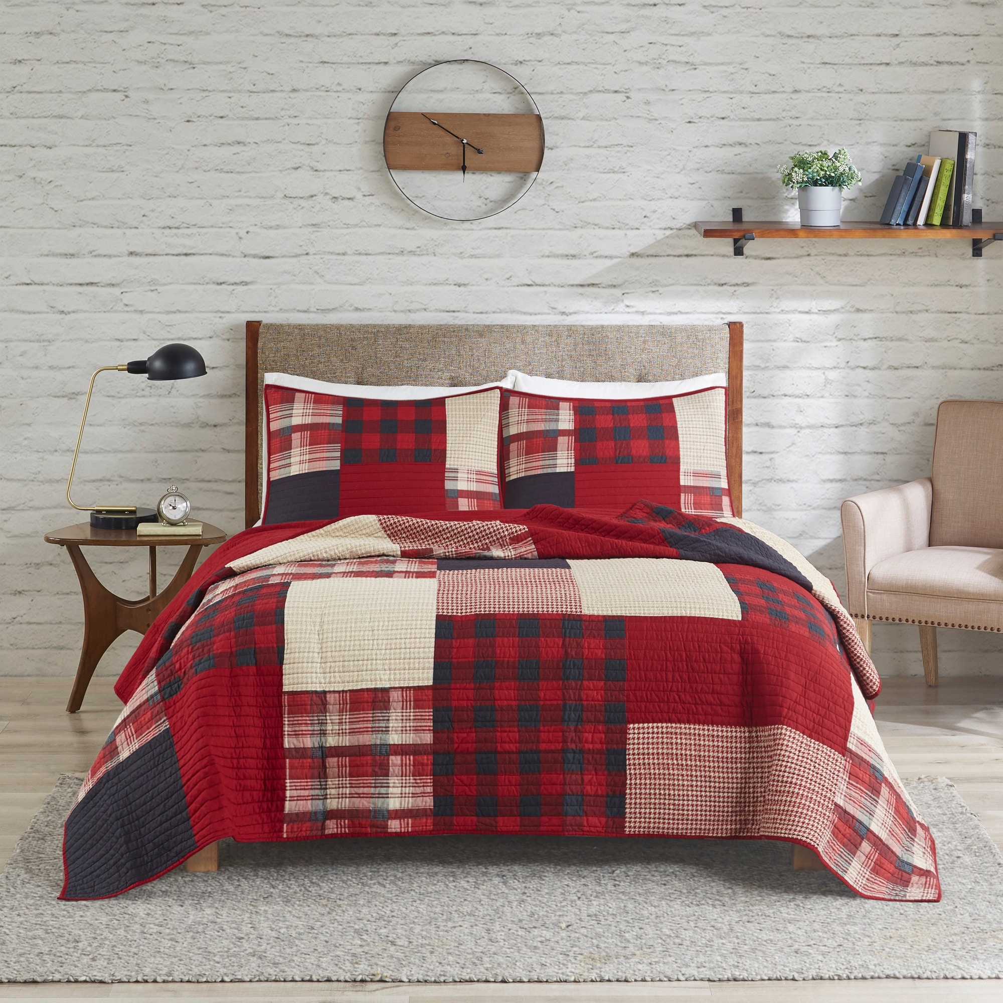 Woolrich Sunset Cotton Printed Pieced Quilt Mini Set