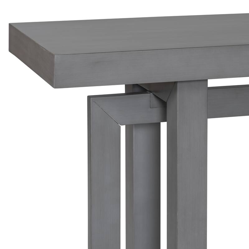 Rustic Entryway Table Console Table for Living Room, Dawn Grey Sofa Side Table Coffee Table Decorative Table for Foyer