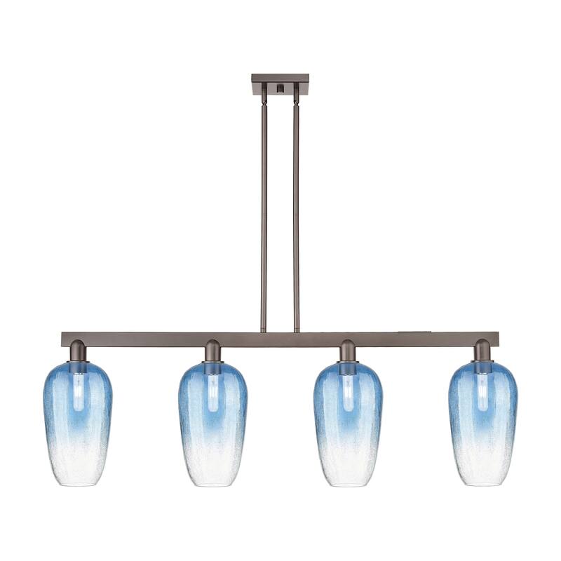Innovations Lighting Urban Downtown - Brookhaven Flute - 4 Light 48" Stem Hung Island Light