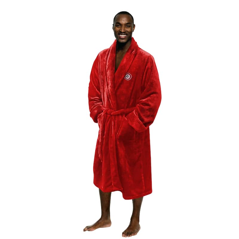 NCAA Officially Ohio State Buckeyes Men's Silk Touch Bathrobe