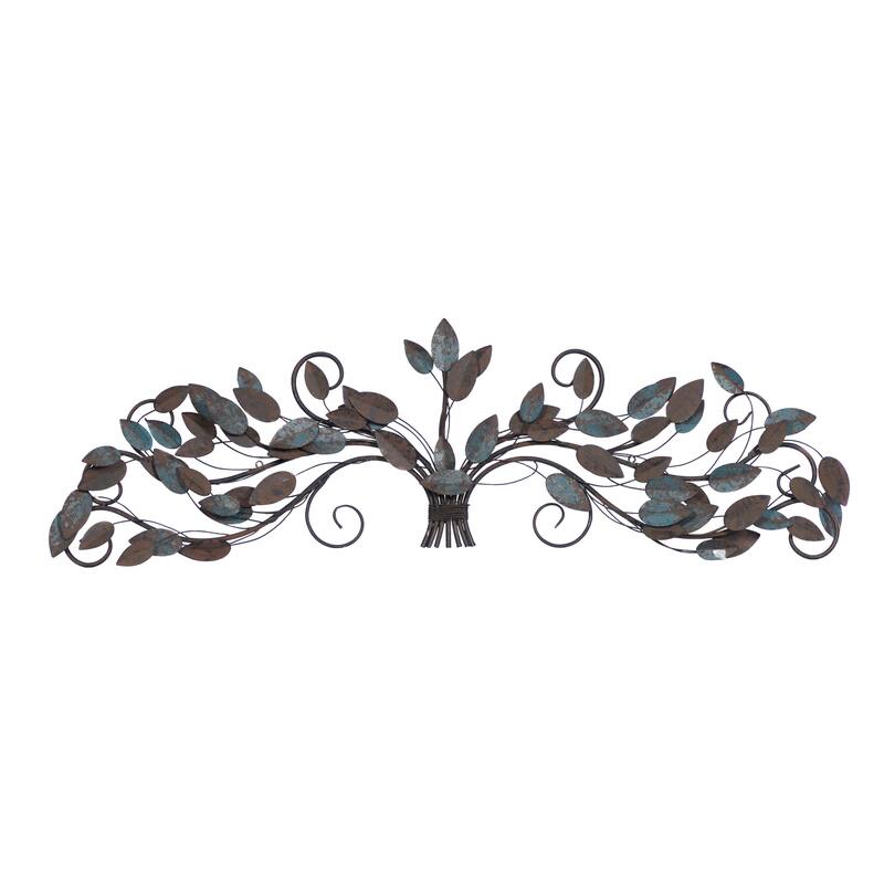 Blue Iron Traditional Wall Decor Floral and botanical