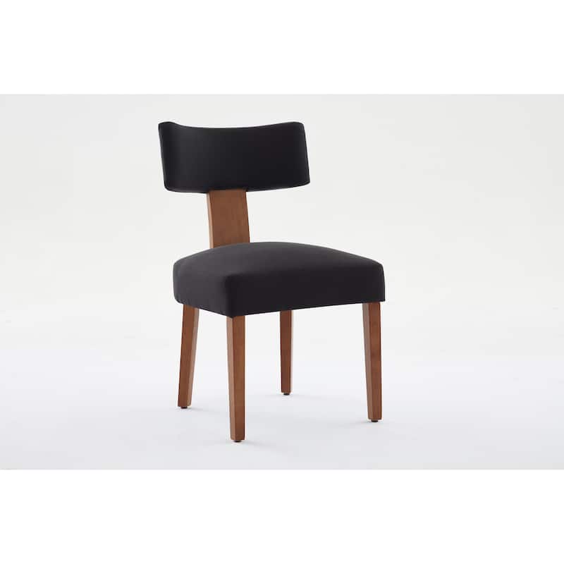 GDFStudio - Mariscat Fabric Wingback Dining Chairs（Set of 2）