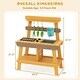 preview thumbnail 3 of 8, Gymax Play Kitchen for Kids w/ Removable Faucet Sink Grill Rack