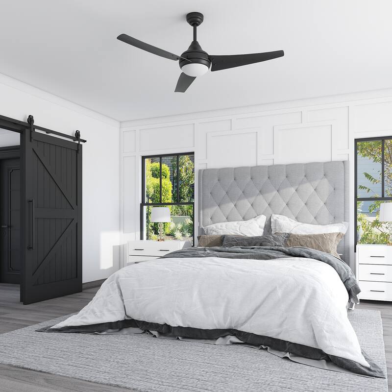 52" Prominence Home Maxon Indoor Ceiling Fan with LED Light, Remote Control
