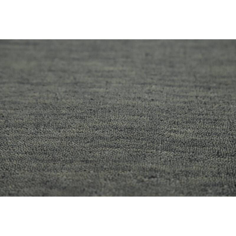 Gray Tribal Gabbeh Indian Area Rug Handmade Wool Carpet - 5'5" x 7'9"