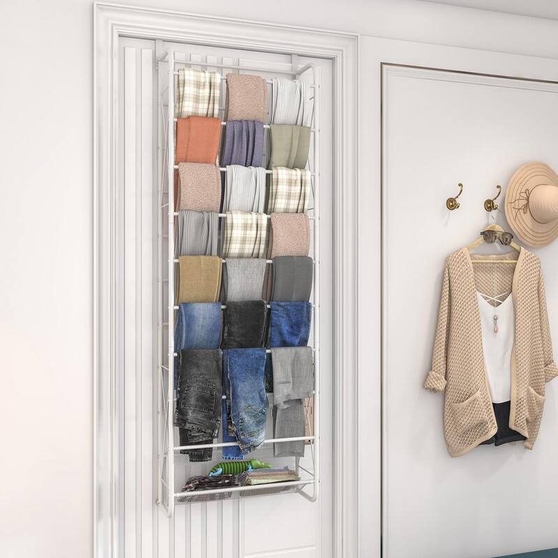 10 Tier Over The Door Shoe Organizer