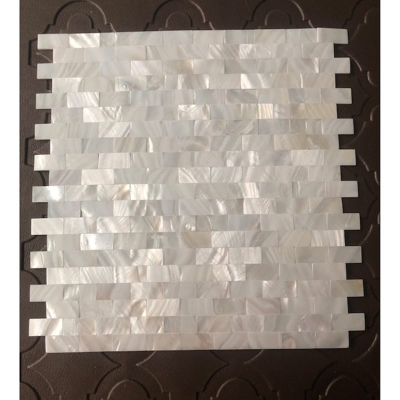 Art3d Mother of Pearl Shell Mosaic Tile for Kitchen Backsplash ...