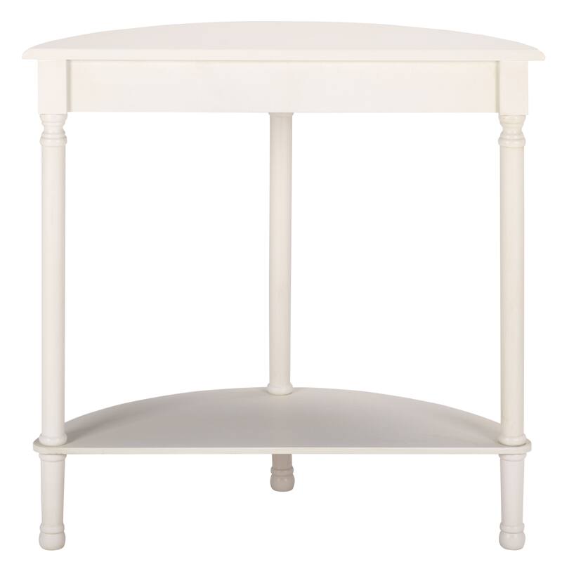 SAFAVIEH Veva Half Moon Console Table - 28" W x 11.8" L x 28" H - 28"W x 12"D x 28"H