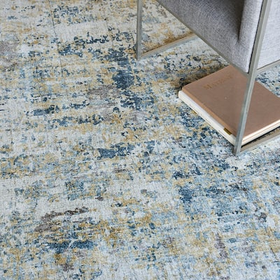 EXQUISITE RUGS Nightfall Hand-loomed Wool/Bamboo Silk Gold/Brown Area Rug.