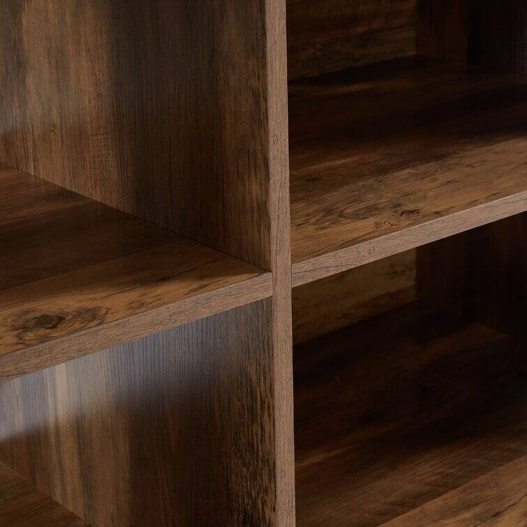 Wood TV Stand Media Console Entertainment Center