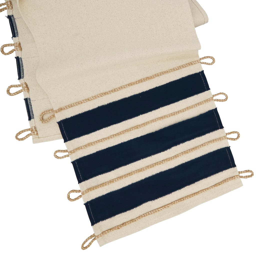 Oceanic Treasures Rope Knots Applique Table Runner - 16"x72"