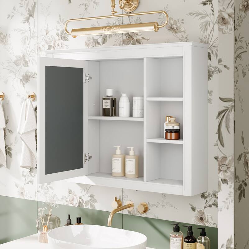 35'' x 27.5'' Medicine Cabinet, Wall Mounted Bathroom Storage Cabinet(Not Include Bathroom Vanity )