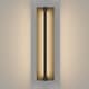 preview thumbnail 2 of 26, Matte Black Modern Linear Integrated LED Outdoor Wall Sconce with Vertical Light Strip