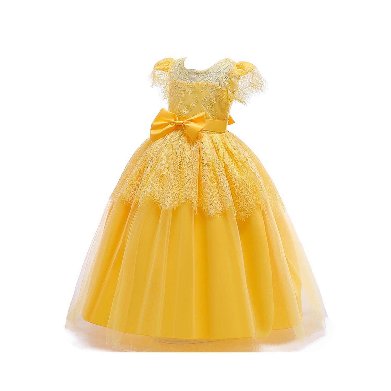 yellow gown for girls