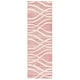 preview thumbnail 40 of 115, SAFAVIEH Adirondack Lelia Modern Abstract Distressed Rug 2'6" x 10' Runner - Rose/Cream
