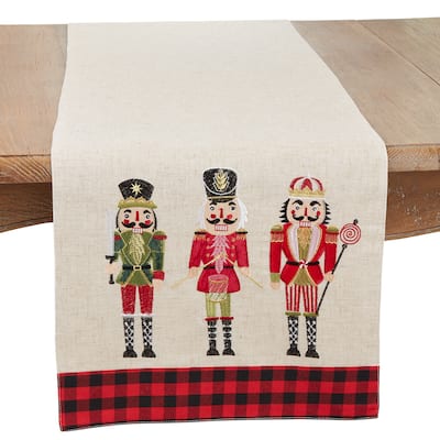 Whimsical Nutcracker Table Runner - 16"x70"