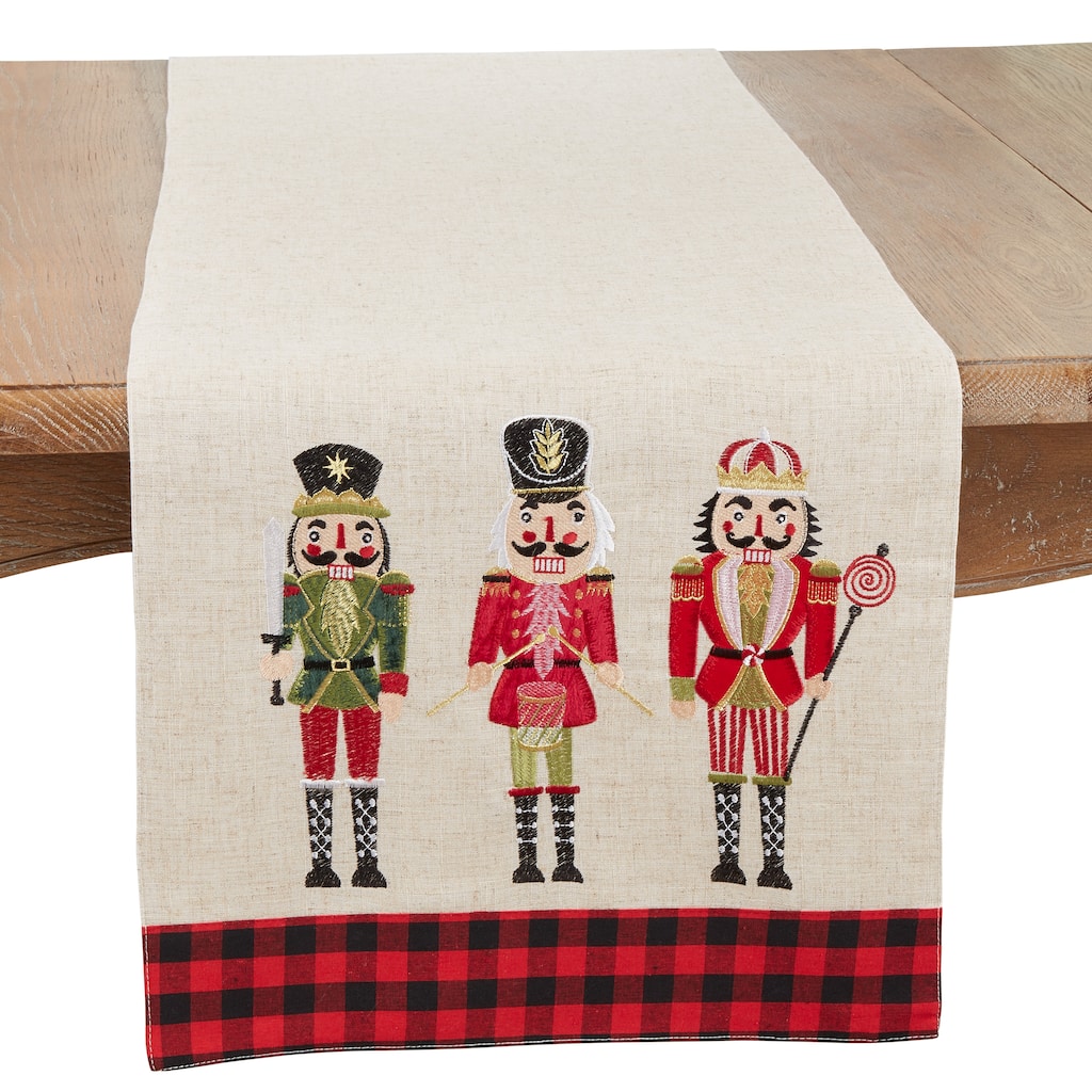Whimsical Nutcracker Table Runner - 16"x70"