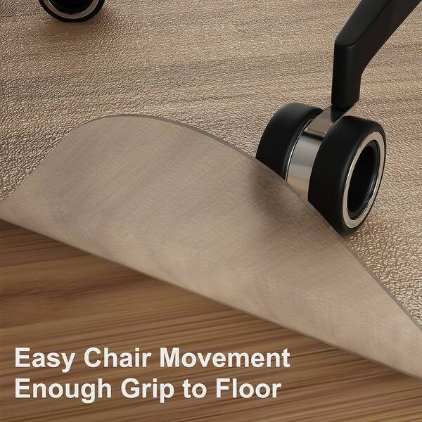 Exrp Clear Chair Mat, Hard Floor Use, 48" X 30" Transparent Office Home