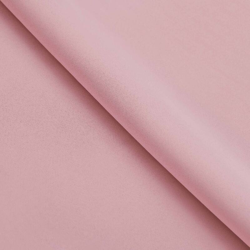 Modern Solid Room Darkening Blackout Curtains, Rod Pocket, Set of 2