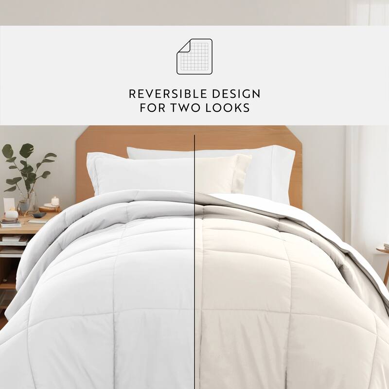 8pc Twin XL Solid Dorm Bedding Bundle