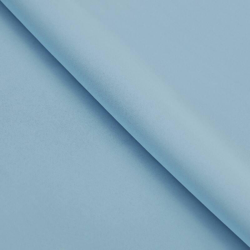 Superior Solid Machine Washable Room Darkening Grommet Blackout Curtains, Set of 2