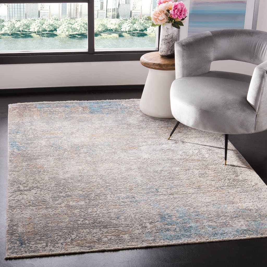 SAFAVIEH Dream Alexey Modern Abstract Viscose Rug