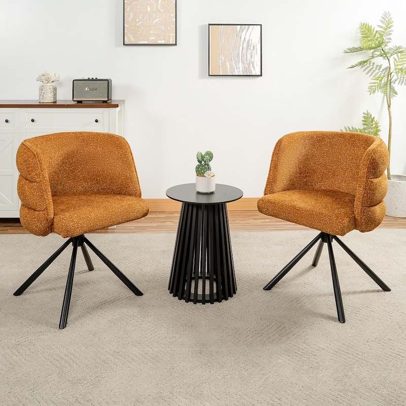 270 Degree Swivel Modern Home Office Desk Chairs Set of 2