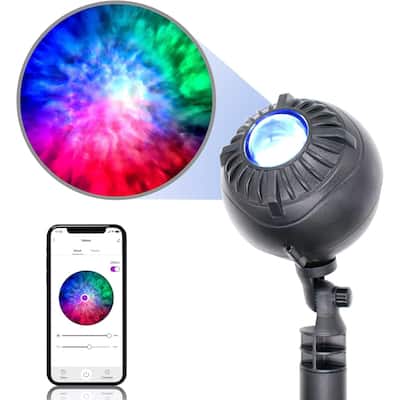 BlissLights Oblivia - IP65 Outdoor Nebula Cloud Projector, LED Landscape Lighting, Garden Path Light