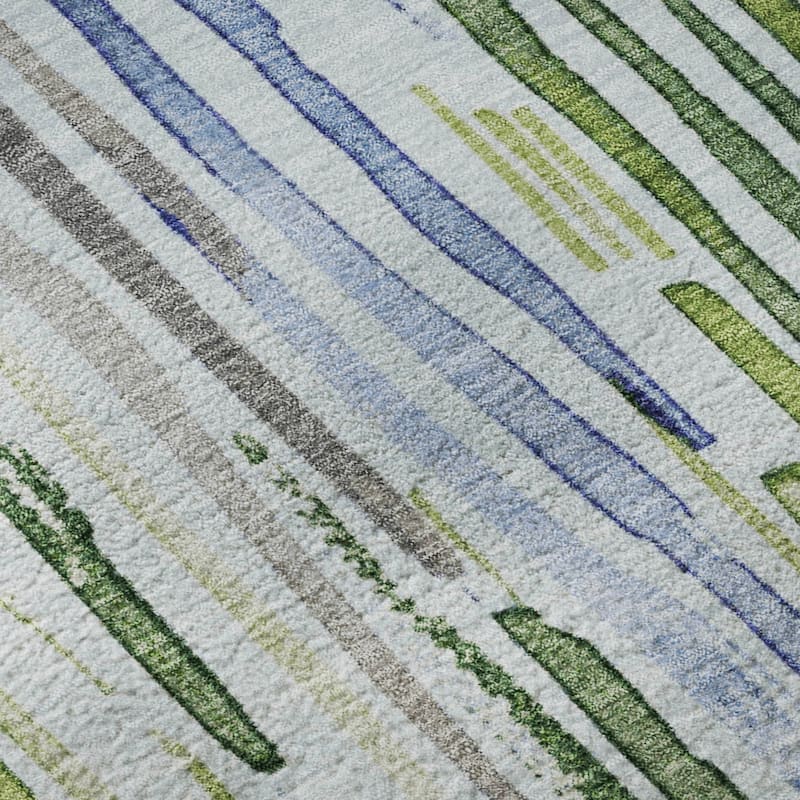 Premium Washable Super Soft Modern Stripes Mayfield Rug
