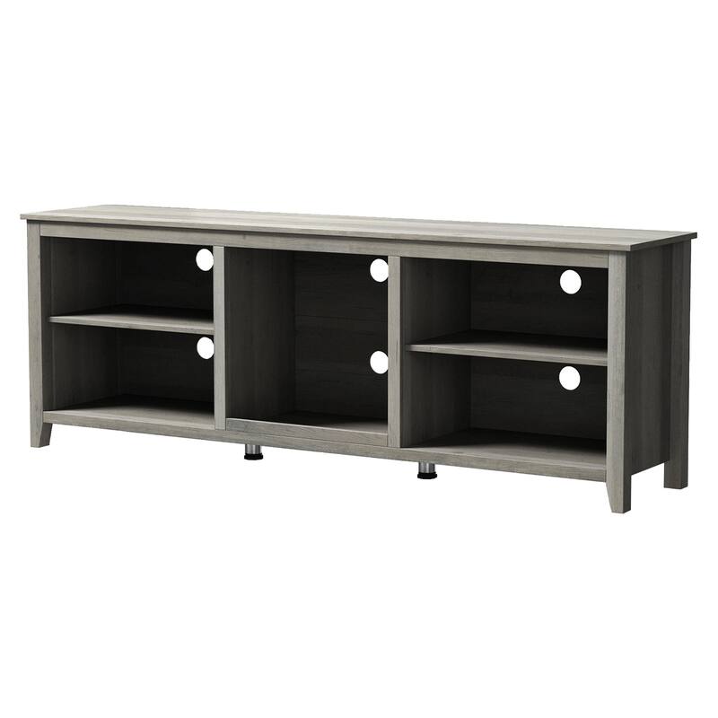 TV Stand Storage Media Console Entertainment Center, without Drawer - grey