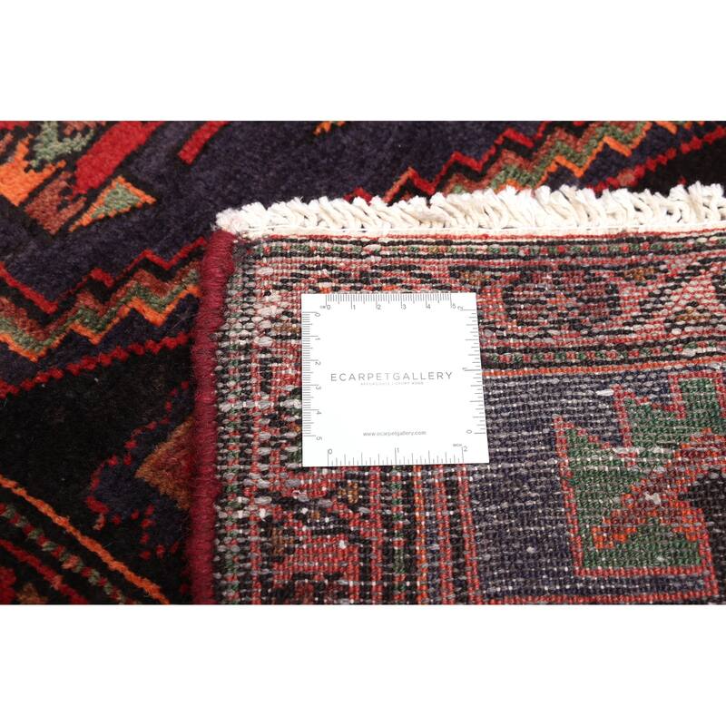 ECARPETGALLERY Hand-knotted Konya Anatolian Dark Navy Wool Rug - 4'1 x 9'7