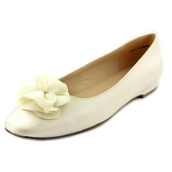 Brianna Leigh Flower Round Toe Canvas Flats