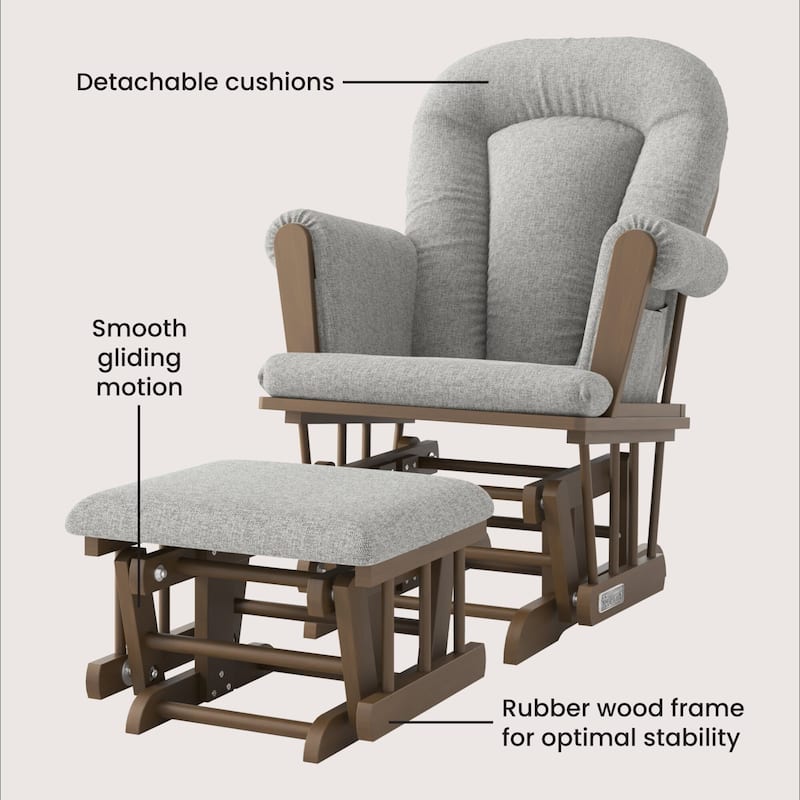 Child Craft Tranquil Glider Rocker and Ottoman Set