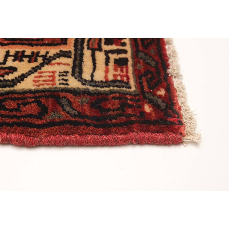 ECARPETGALLERY Hand-knotted Konya Anatolian Red Wool Rug - 3'10 x 9'10