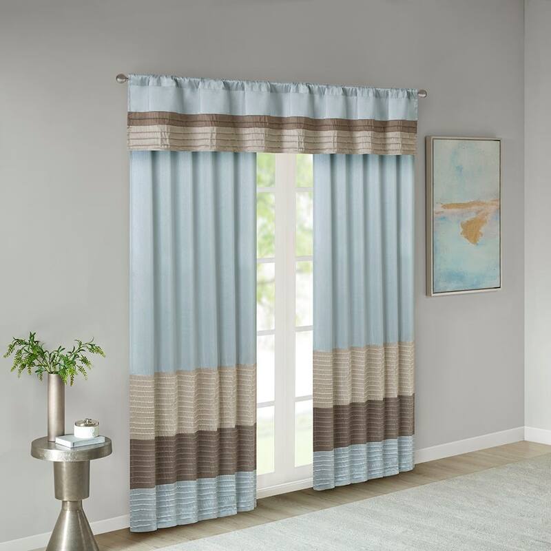 Polyoni Pintuck Curtain Panel