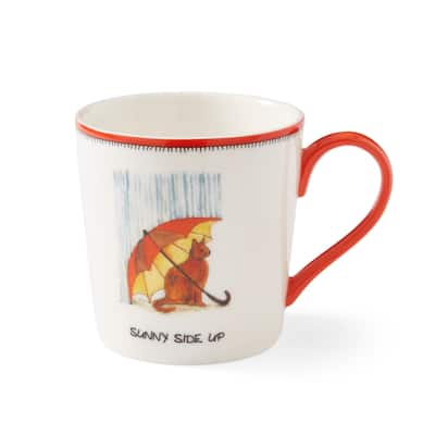 Kit Kemp for Spode Doodles Sunny Side Up Mug - 12 Oz