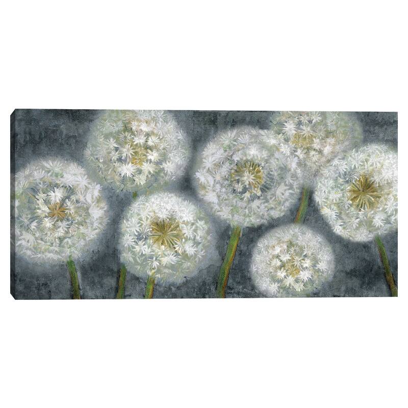 Three Wishes Blue Panel Canvas Art Print
