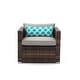 preview thumbnail 8 of 18, COSIEST Outdoor Patio Brown Wicker Sectional Sofa Set