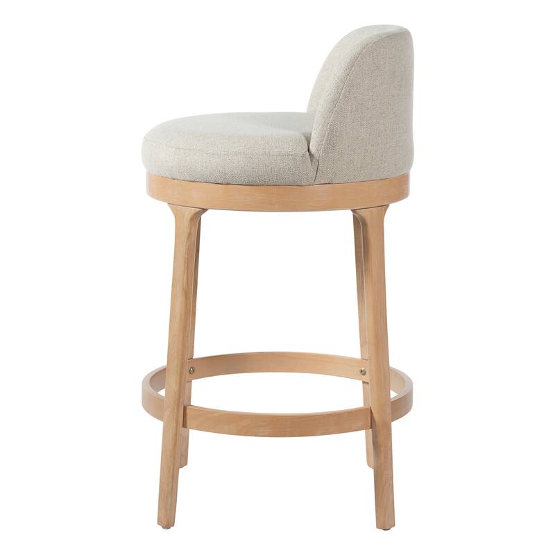 Christopher Knight Home - Chole Modern Wooden Upholstered Counter Stool