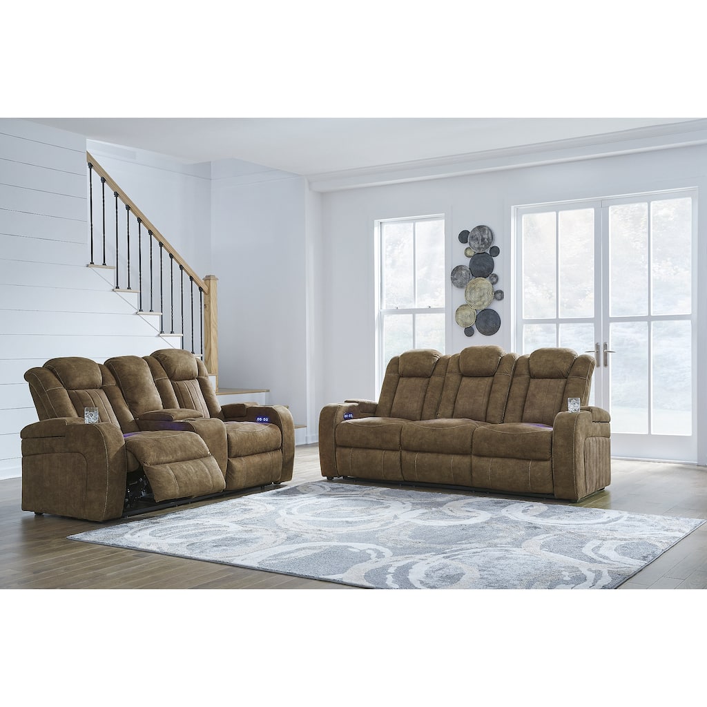 Signature Design by Ashley Wolfridge Brown 2-Piece Upholstery Package - 86" W x 42" D x 42" H