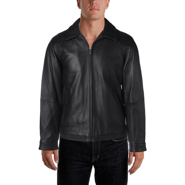 overstock men's leather jackets