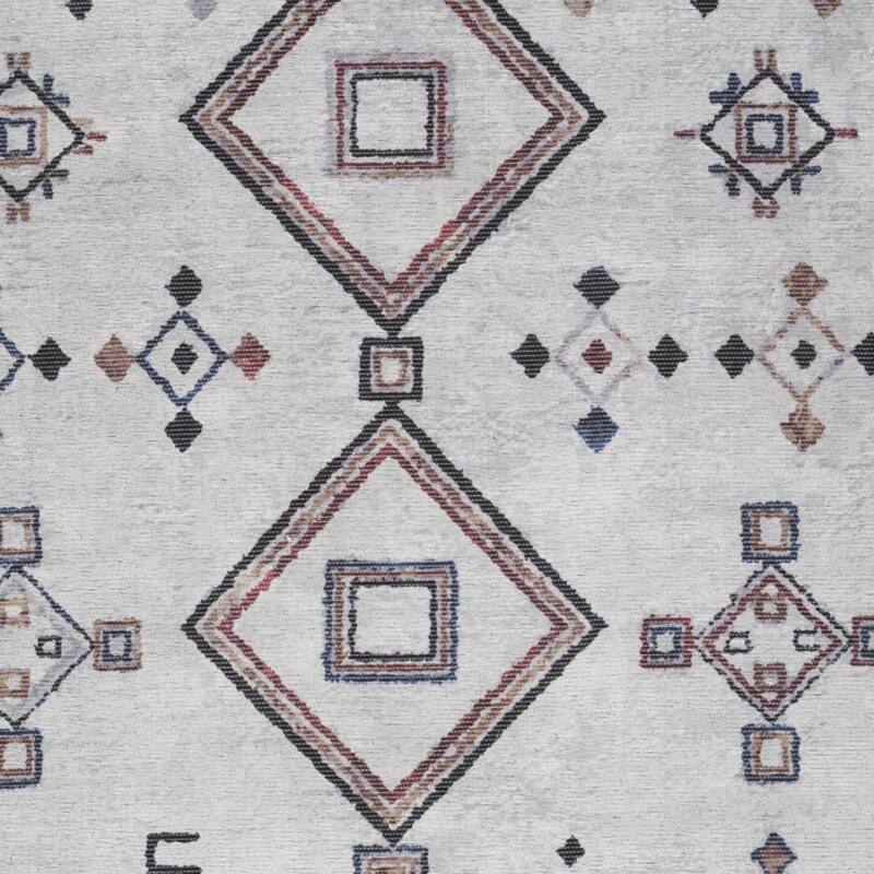 Power Loomed Geometric Modern Area Rug - 72' X '48' X '0.28