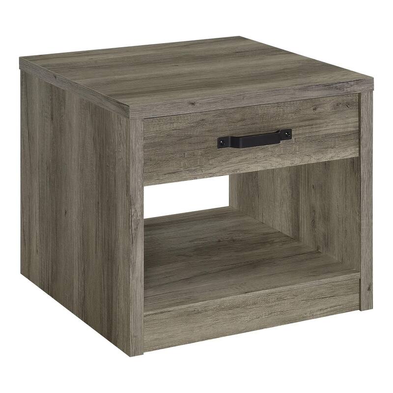 Dancey Grey Driftwood 1-Drawer End Table