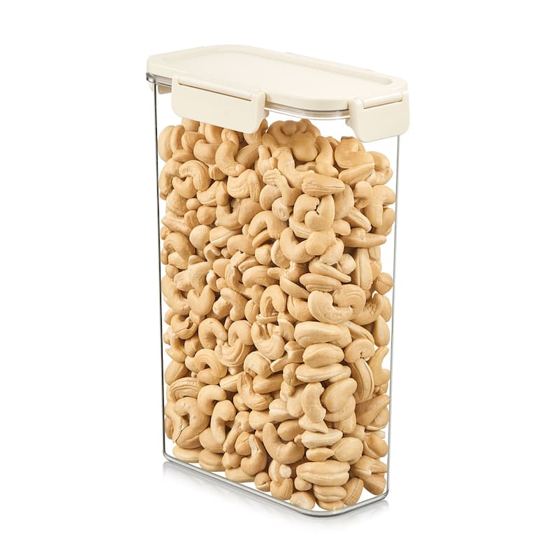 Sorbus Airtight Food Storage Container, Clear Stackable Canister for Pantry, Rice, Pasta, Cereal & Snacks