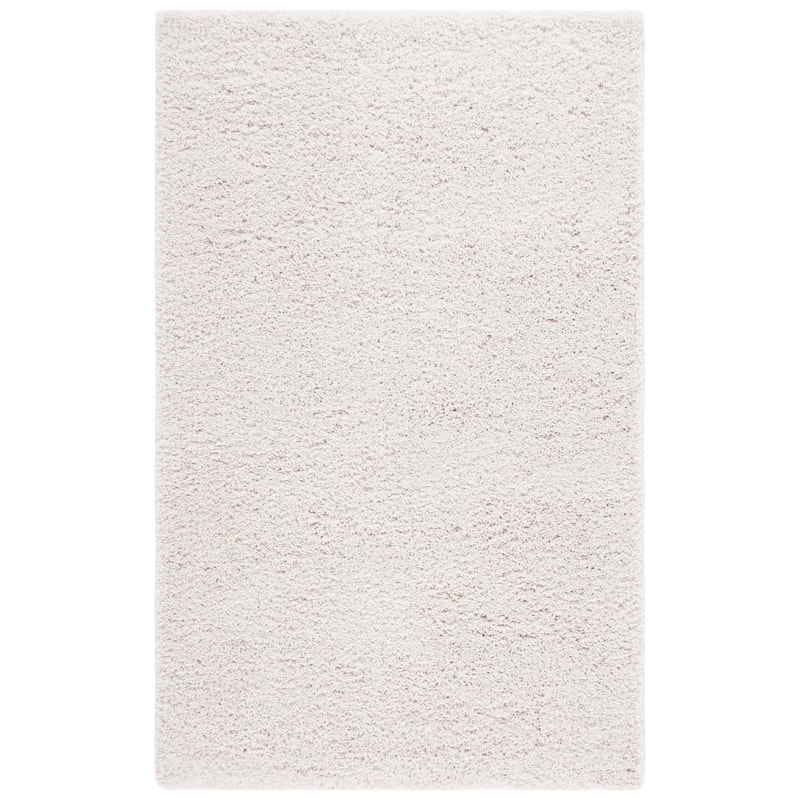 SAFAVIEH Handmade Luxe Gianna Gezina Shag Rug - 3' x 5' - White