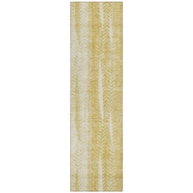 Machine Washable Indoor/ Outdoor Chantille Modern Imprints Rug